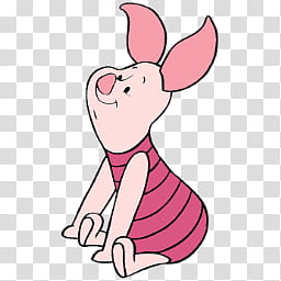 iconos y Pigglet, Pigglet By; MinnieKawaiiTutos (), Disney Piglet sitting illustration transparent background PNG clipart