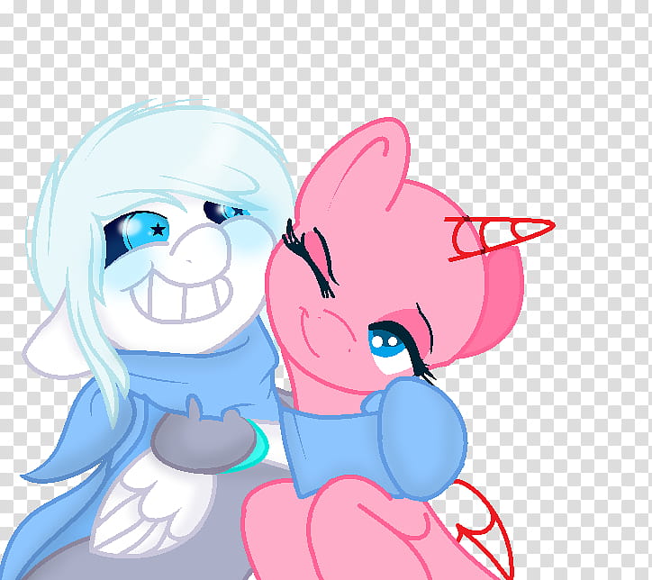 I m Gald Cause You re My Pony US Sans x OC Collab, hugging ponies transparent background PNG clipart