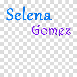 Texto de Selena Gomez transparent background PNG clipart thumbnail