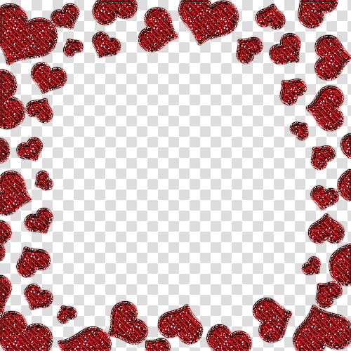 Recursos para Blends Rojo, red hearts illustration transparent background PNG clipart