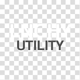 BASIC TEXTUAL, LNCHY utility logo transparent background PNG clipart