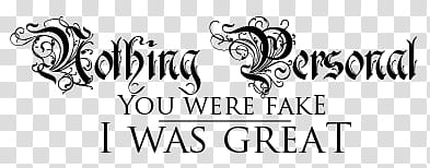 All Time Low Text, you were fake i was great text transparent background PNG clipart