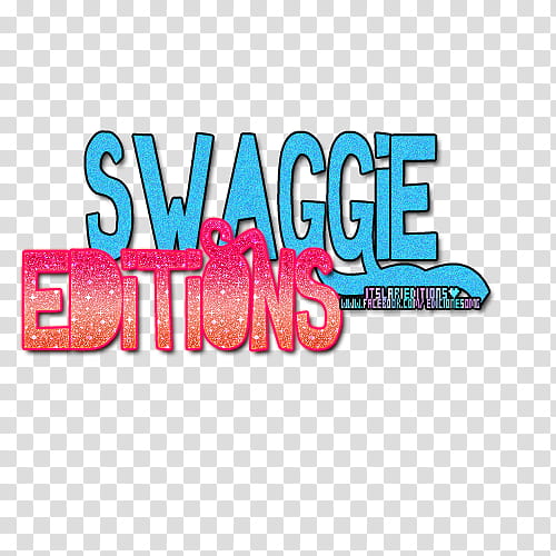 Swaggie Editions, Swaggie Edition text close-up transparent background PNG clipart