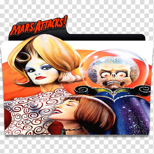 Epic  Movie Folder Icon Vol , Mars Attacks transparent background PNG clipart