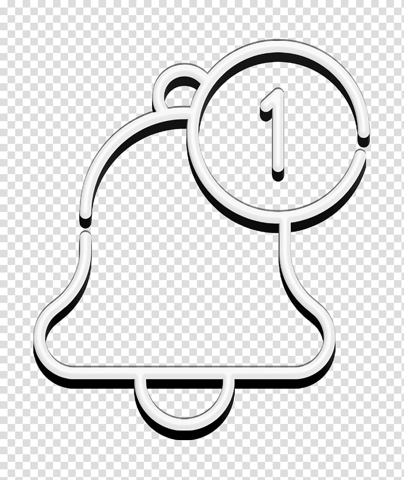 Notifications icon Bell icon Notification icon, Line Art transparent background PNG clipart