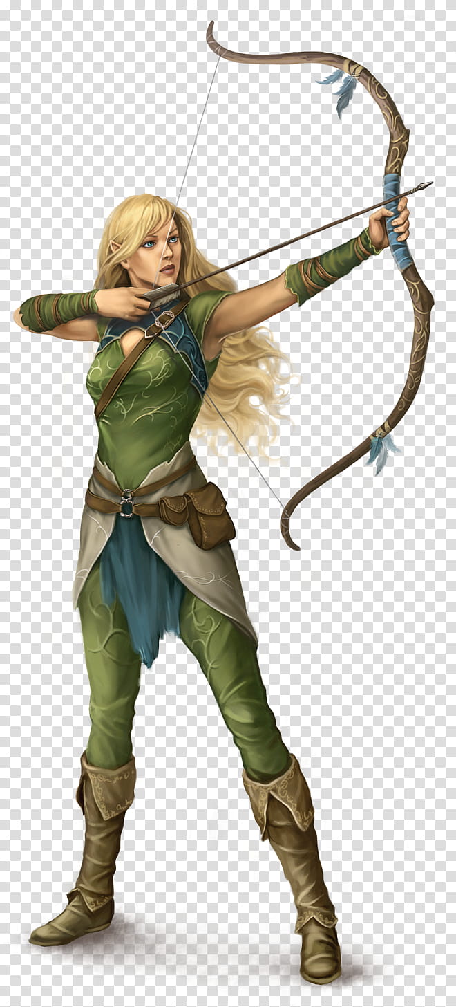 Woman Arrow, Dungeons Dragons, Elf, RANGER, D20 System, Roleplaying Game, Warrior, Halfelf transparent background PNG clipart