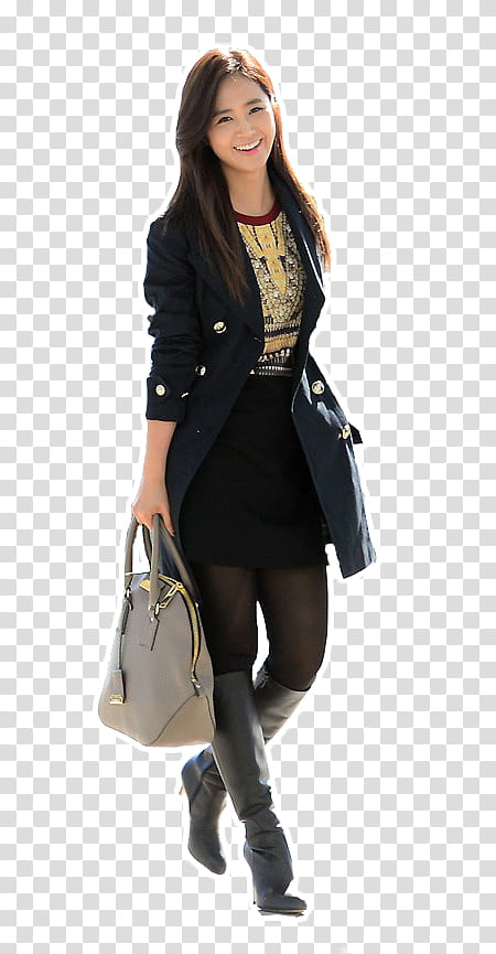 Yuri in Airport for Burberry Events  transparent background PNG clipart