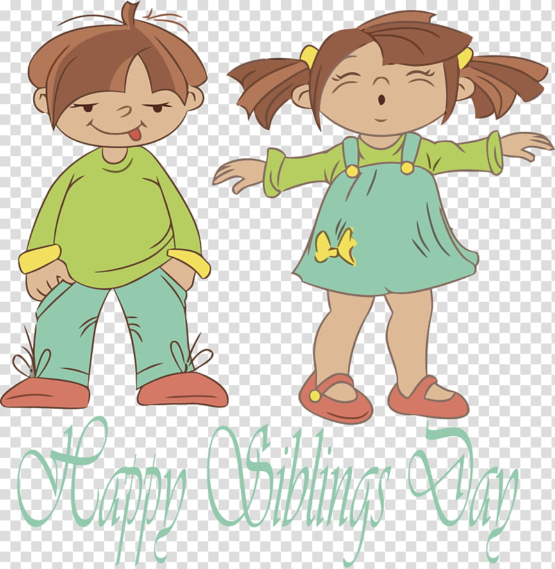 Siblings Day Happy Siblings Day National Siblings Day, Cartoon, Child, Sharing, Gesture, Toddler, Finger, Playing With Kids transparent background PNG clipart
