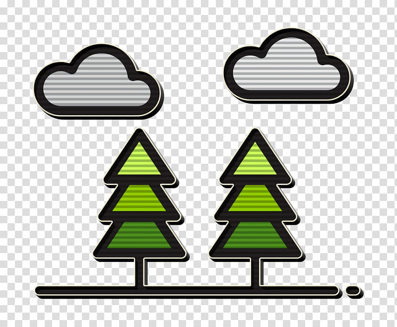 Camping Outdoor icon Forest icon Ecology and environment icon, Green, Line, Sign, Symbol transparent background PNG clipart