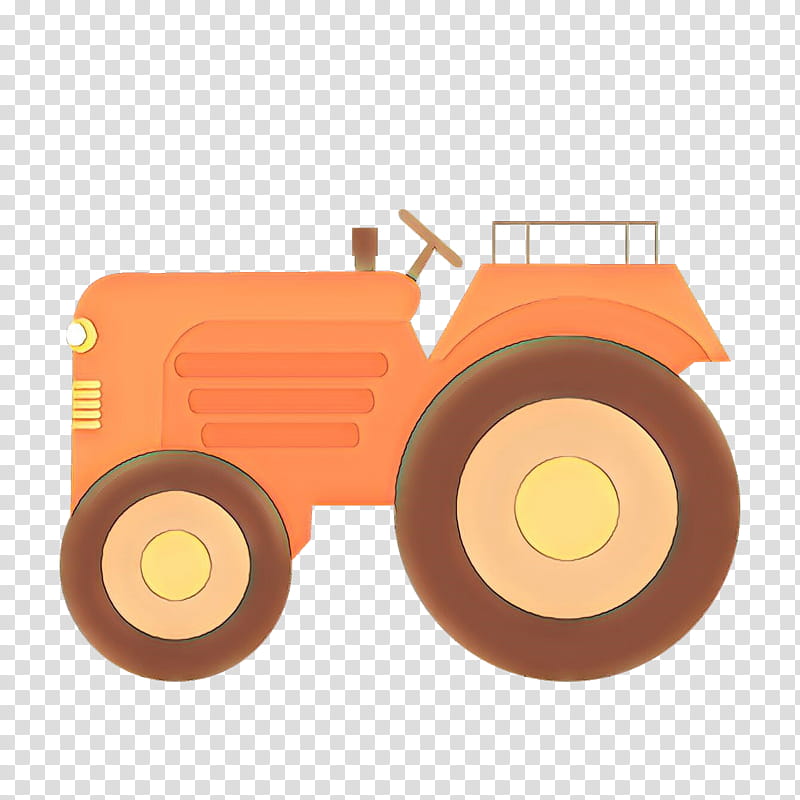 Agriculture Vehicle, Tractor, Farm, Machine, Red, Drawing, Machine Industry, Transport transparent background PNG clipart