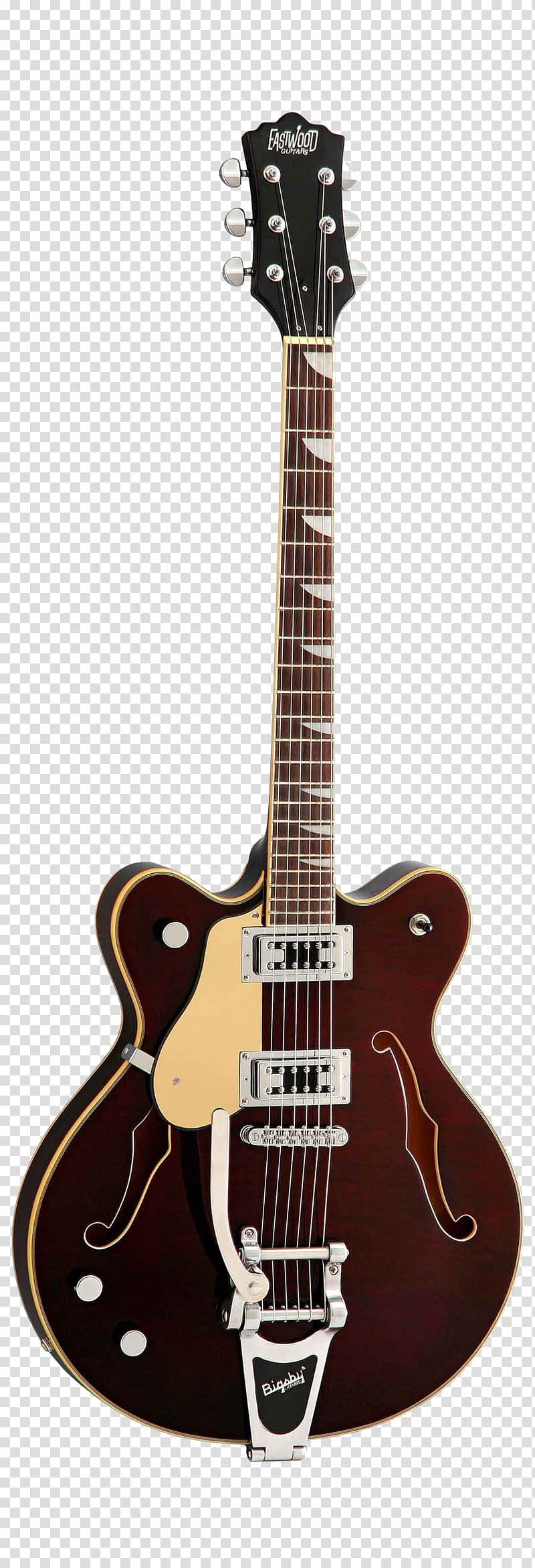 brown wooden guitar transparent background PNG clipart