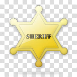 Sheriff badge, sheriff_without shine-x icon transparent background PNG clipart