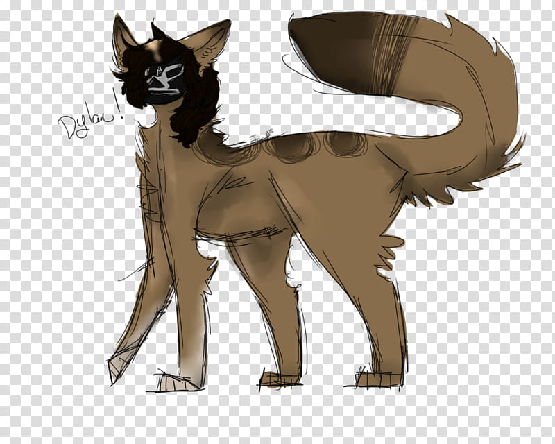 Dylan fox/cat sketch thingy?? Warning: really bad transparent background PNG clipart