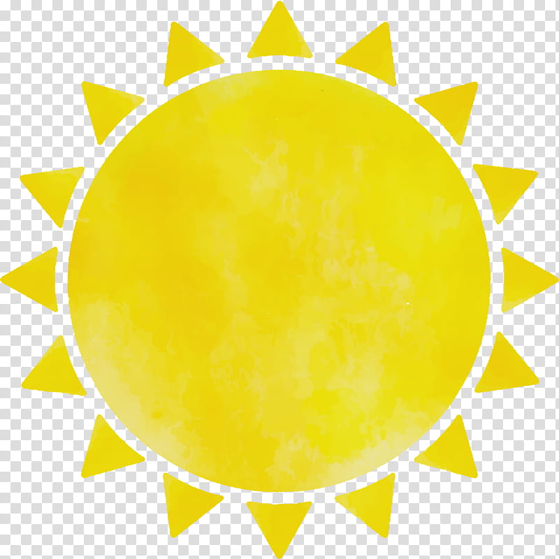 yellow circle, Sun, Summer
, Cartoon, Watercolor, Paint, Wet Ink transparent background PNG clipart
