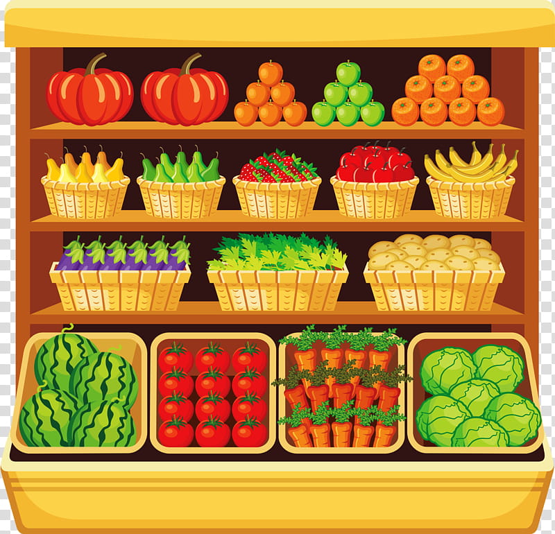 Supermarket, Grocery Store, Fruit, Vegetable, Food, Food Storage Containers, Natural Foods, Food Group transparent background PNG clipart