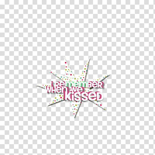 TEXTOS , i remember when we kissed text transparent background PNG clipart