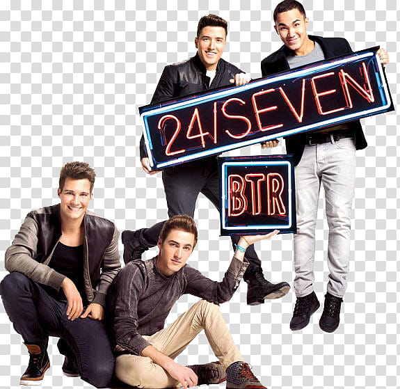 Big Time Rush ,  transparent background PNG clipart