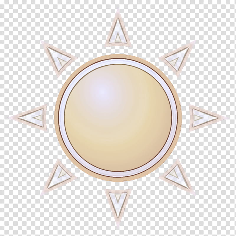 circle brass star metal logo, Astronomical Object transparent background PNG clipart