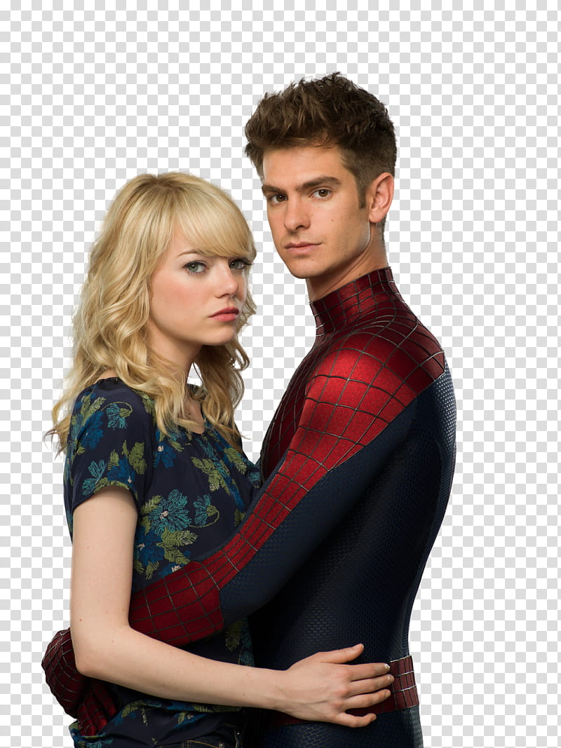 Andrew Garfield Emma Stone transparent background PNG clipart