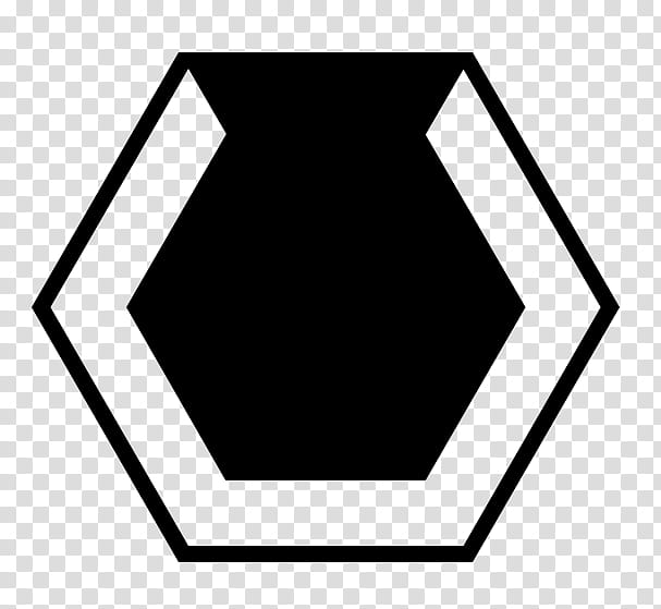 LIKES, octagon black logo transparent background PNG clipart