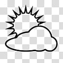 Reflektions KDE v , weather-few-clouds icon transparent background PNG clipart