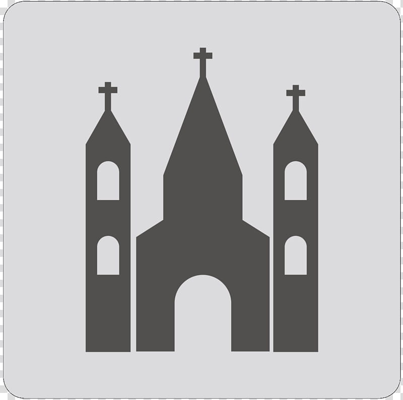 Church, Facade, Black White M, Landmark, Architecture, Place Of Worship, Steeple, Building transparent background PNG clipart