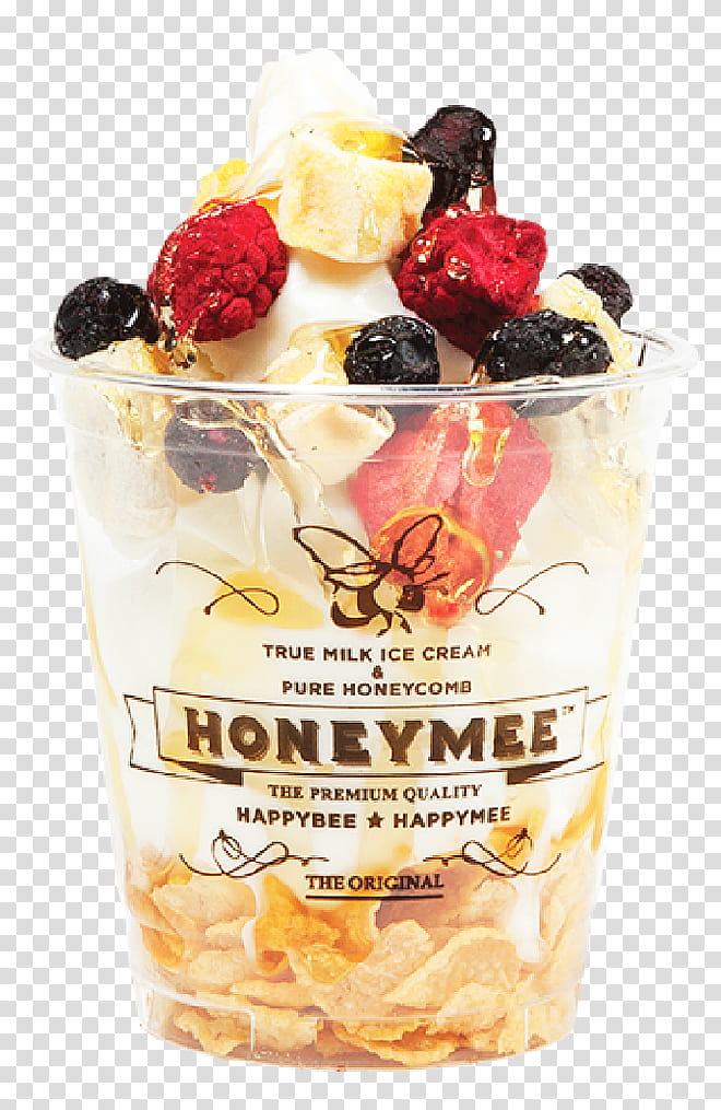 shallow focus of Honeymee dessert transparent background PNG clipart