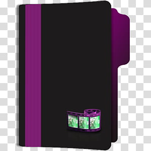 Black and Violet folder Template transparent background PNG clipart thumbnail