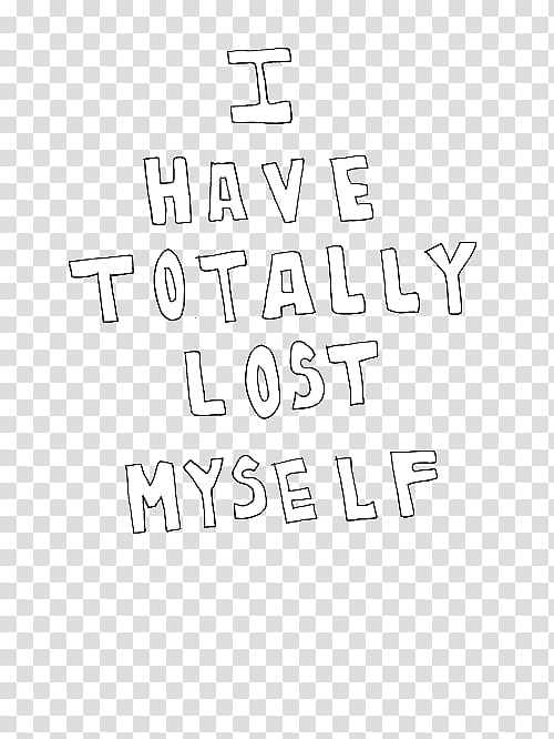Overlays tipo , i have totally lost myself text transparent background PNG clipart
