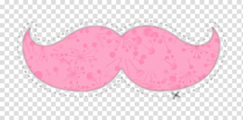 materiais para scape shop, pink mustache transparent background PNG clipart