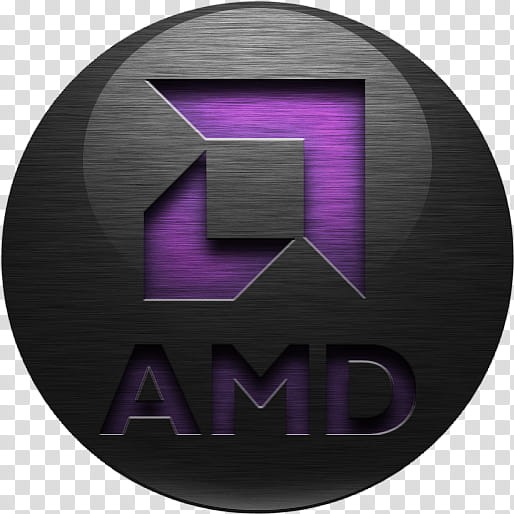 Brushed Folder Icons, AMD_violett, round AMD art transparent background PNG clipart
