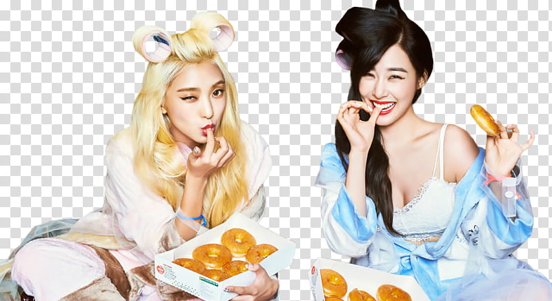 Tiffany SNSD and Bora SISTAR  transparent background PNG clipart