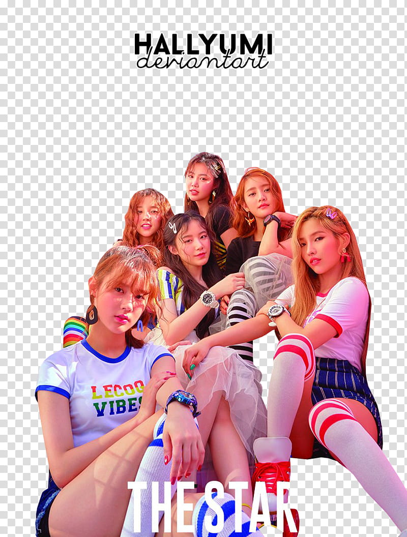 G I DLE, The Star transparent background PNG clipart