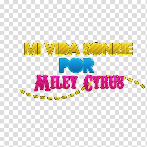 Text Mi vida sonrie Por Miley Cyrus transparent background PNG clipart