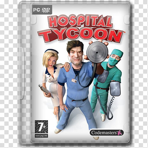 Game Icons , Hospital-Tycoon, Hospital Tycoon PC DVD case transparent background PNG clipart