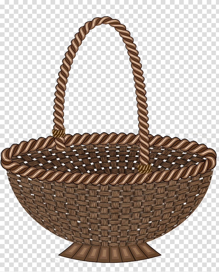basket, brown wicker basket transparent background PNG clipart