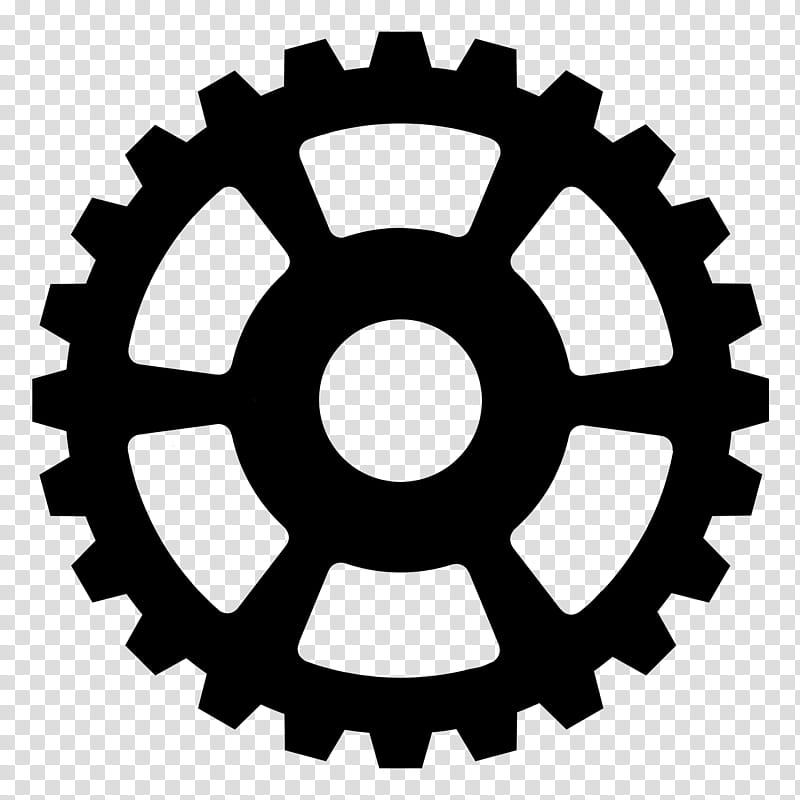 black sprocket art transparent background PNG clipart