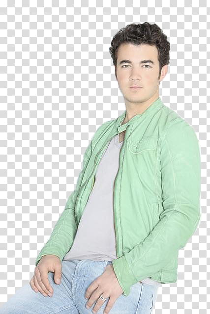 Jonas Brothers, man wearing teal dress shirt transparent background PNG clipart