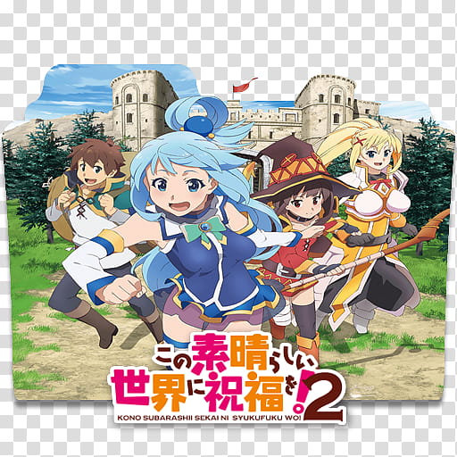 Folder Icon Anime Winter , Kono Subarashii Sekai ni Shukufuku wo!  V. transparent background PNG clipart