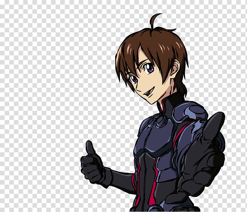 Cross Ange Tusk Fan Art Anime Colored, brown-haired man anime character illustration transparent background PNG clipart
