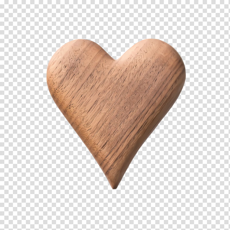 heart wood beige heart love transparent background PNG clipart