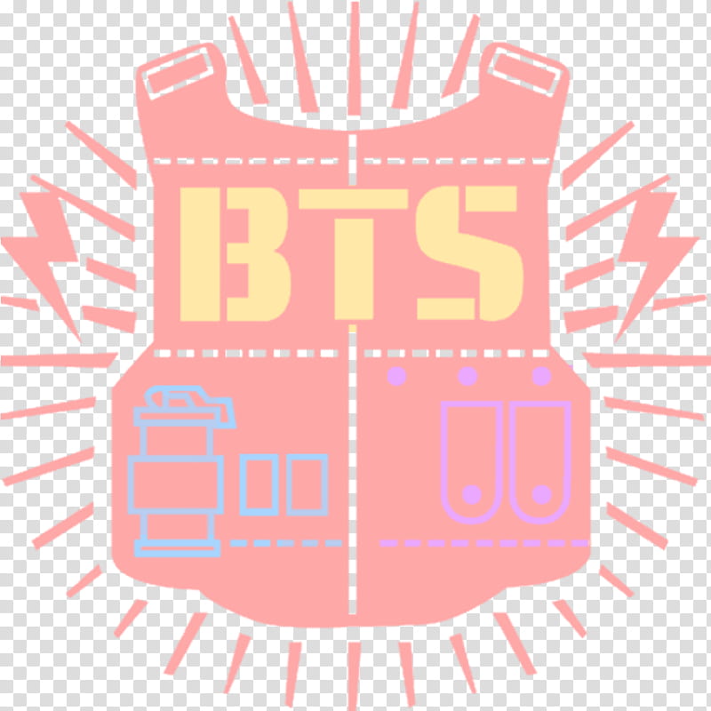 Bts Logo, Kpop, Sticker, Text, Drawing, V, Suga, Pink transparent background PNG clipart