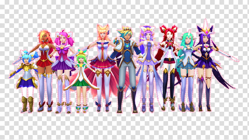 [KH x LoL], Star Guardians MMD (+DL), anime character lot transparent background PNG clipart