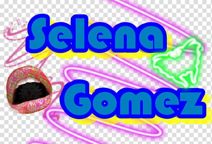 Texto Selena Gomez transparent background PNG clipart