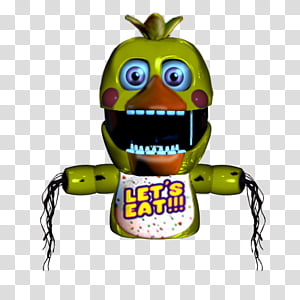 Mangled Withered Chica transparent background PNG clipart