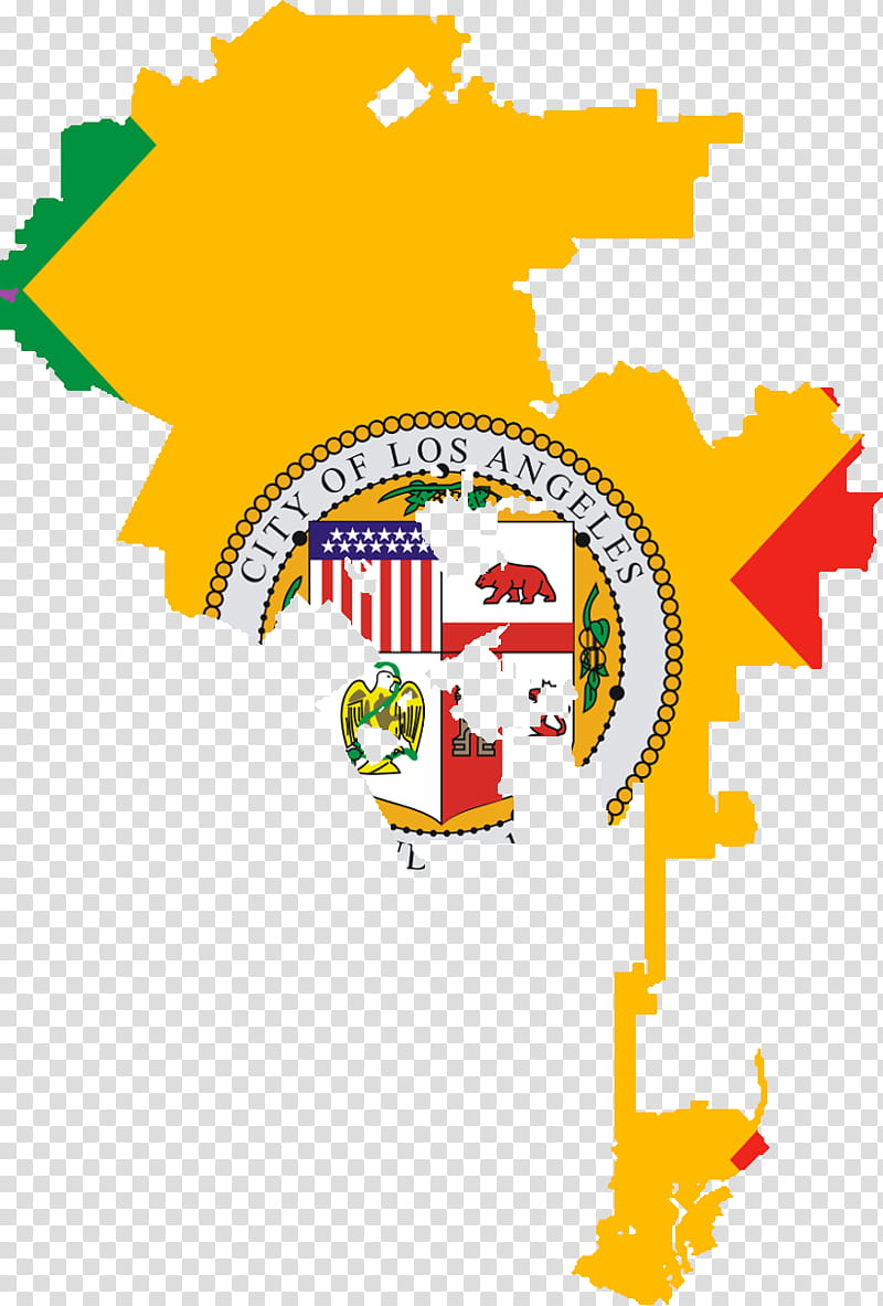 Flag, Los Angeles, Flag Of Los Angeles, Flag Of California, Symbol, Seal Of The City Of Los Angeles, United States Of America, Yellow transparent background PNG clipart