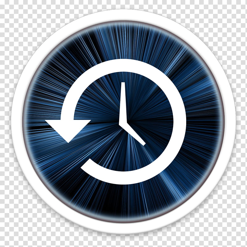 ORB OS X Icon, blue and white clock icon transparent background PNG clipart