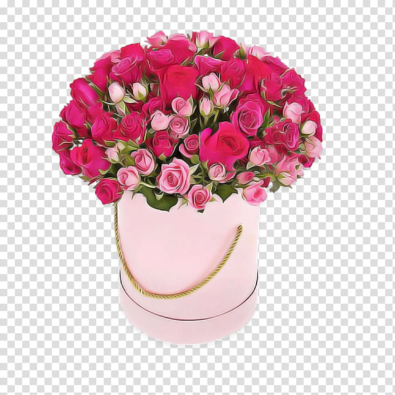 flower pink flowerpot plant cut flowers, Bouquet, Flowering Plant, Petal, Vase, Hydrangea transparent background PNG clipart