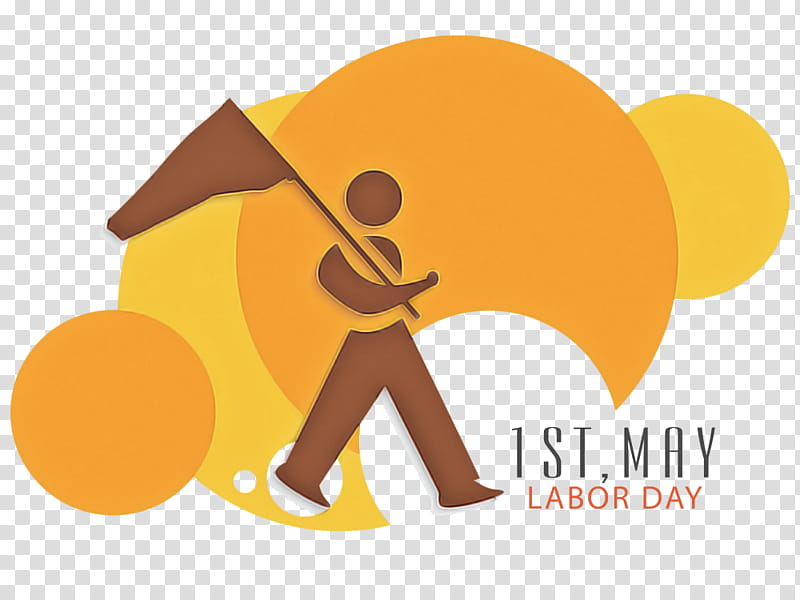 Labour Day Labor Day Worker Day, Yellow, Orange, Logo, Label transparent background PNG clipart
