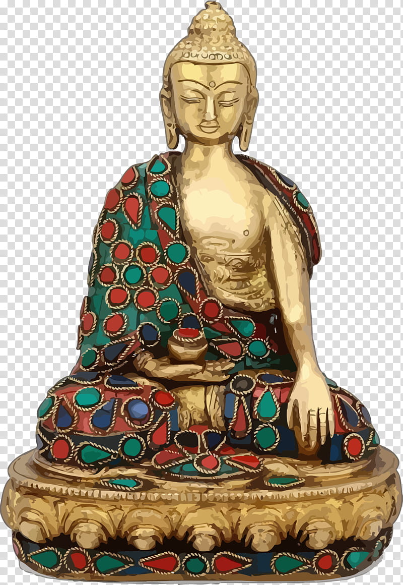 Bodhi Lotus Lotus, Statue, Sculpture, Figurine, Meditation, Monument, Sitting, Stone Carving transparent background PNG clipart